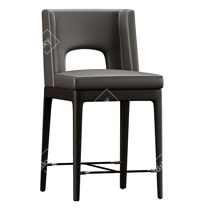 Modern Bar Stool Set with VRay & Corona Compatibility 3D model image 7