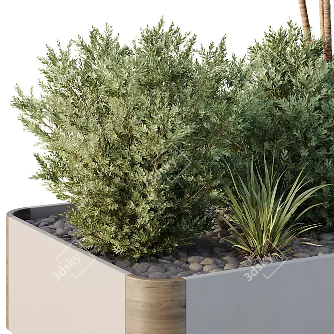 Outdoor Tree and Bush Models 3D model image 3