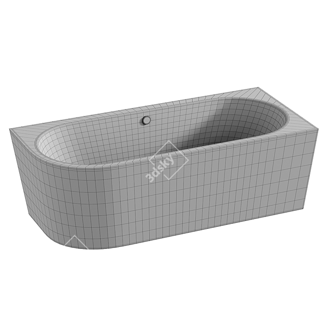 Tellkamp Pio Corner Bath Set 3D model image 4