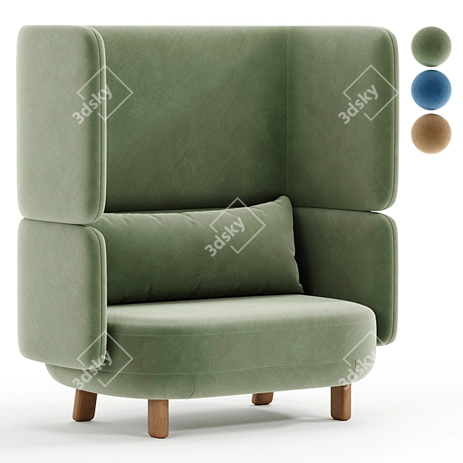 Cosmos Collection Sofa Set 3D model image 2