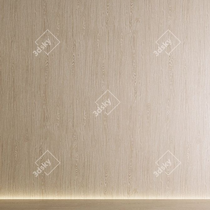 Oak Wood Seamless Texture Bundle 3D model image 3