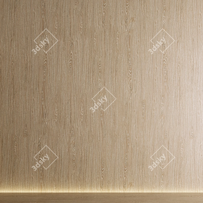 Oak Wood Seamless Texture Bundle 3D model image 4