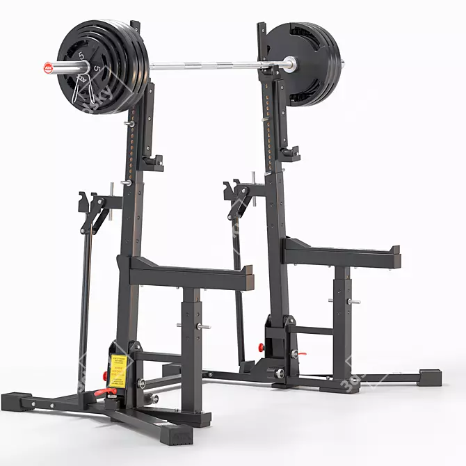 ATX Powerlifting Combo Rack Set 3D model image 3