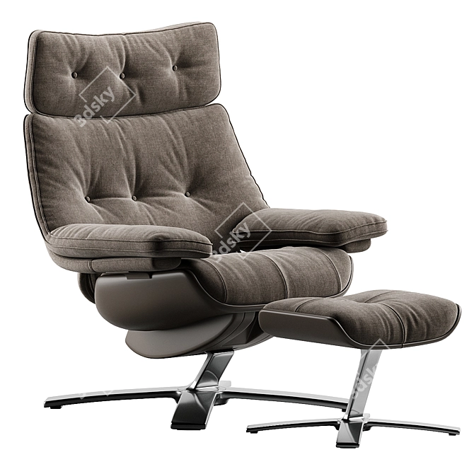  Natuzzi RE-VIVE Club KING 604K 3D model image 1