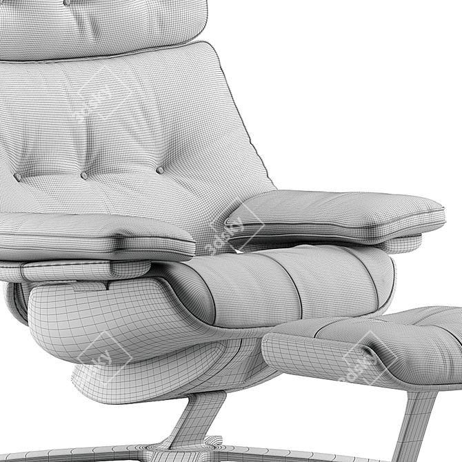  Natuzzi RE-VIVE Club KING 604K 3D model image 7