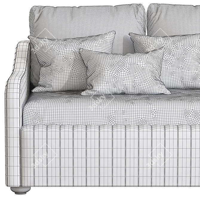 Convertible Sofa Bed KD75 3D model image 6