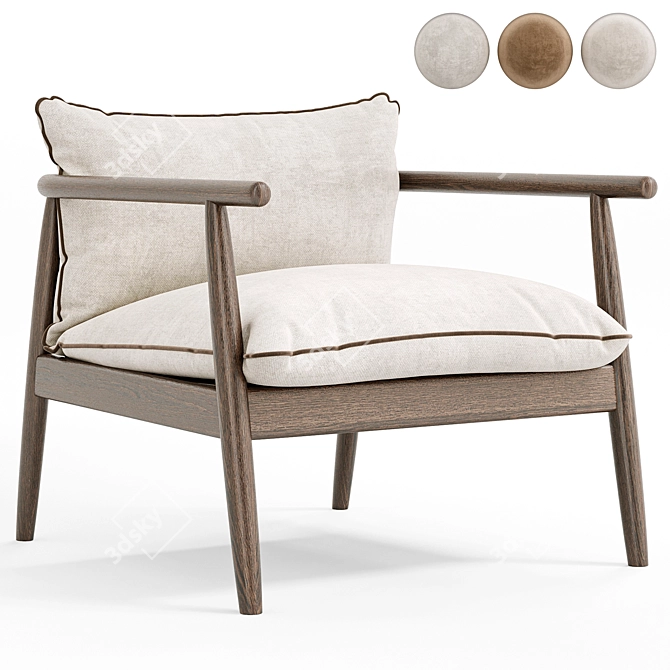 Karin Armchair 3D Model 2015 3D model image 1