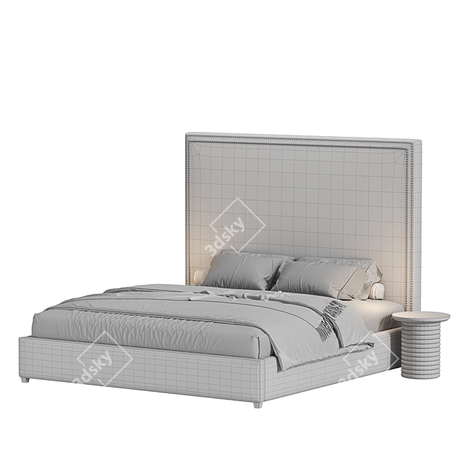 Sophisticated Hamilton Bed Collection 3D model image 3