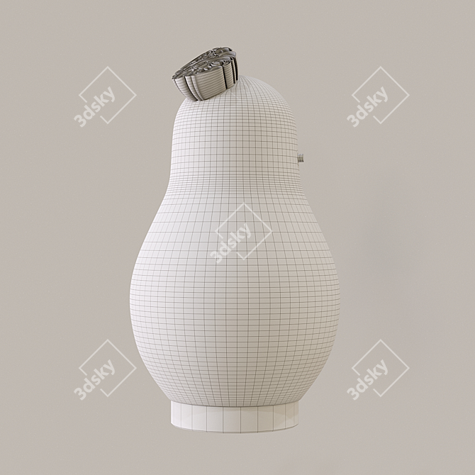 Matryoshka Children's Lamp 3D model image 3