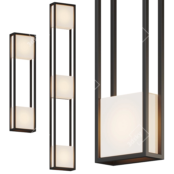 Vail Geometric Luxury Lighting Fixtures 3D model image 1