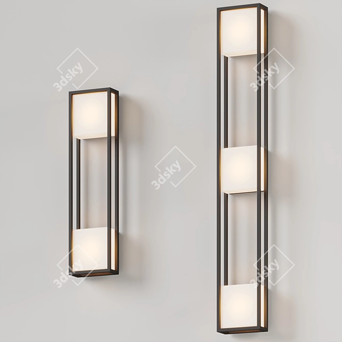 Vail Geometric Luxury Lighting Fixtures 3D model image 2