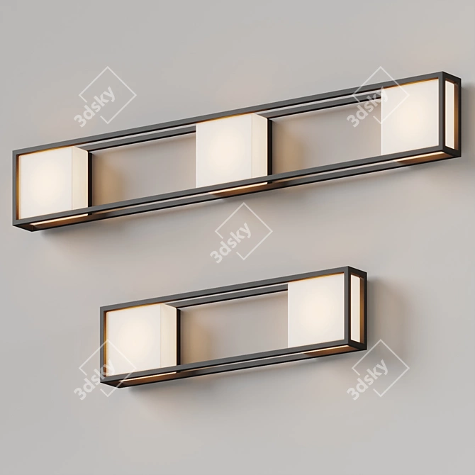 Vail Geometric Luxury Lighting Fixtures 3D model image 3