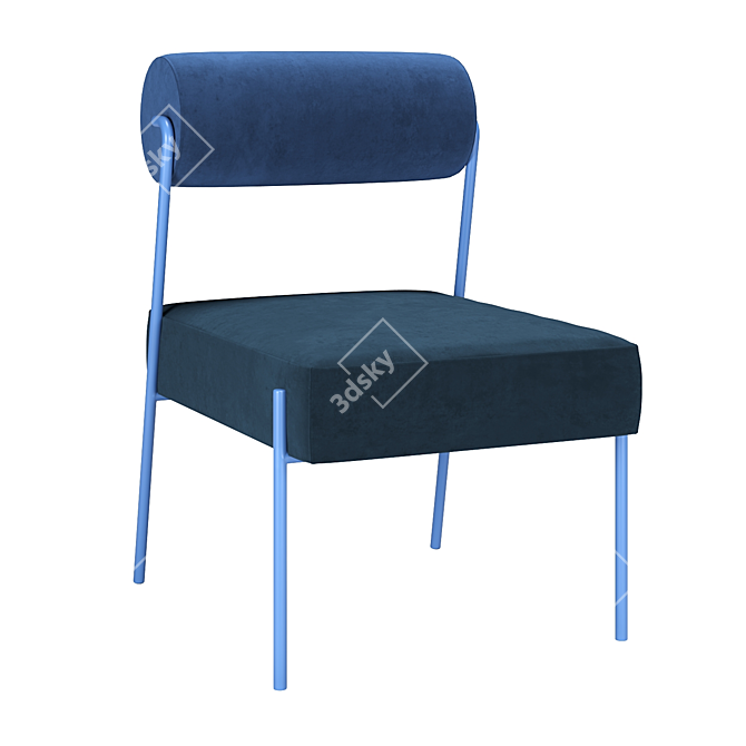 Sleek Modern Marni Dining Chair 3D model image 2