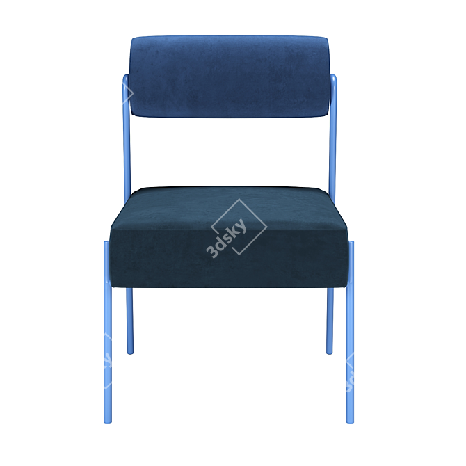 Sleek Modern Marni Dining Chair 3D model image 5