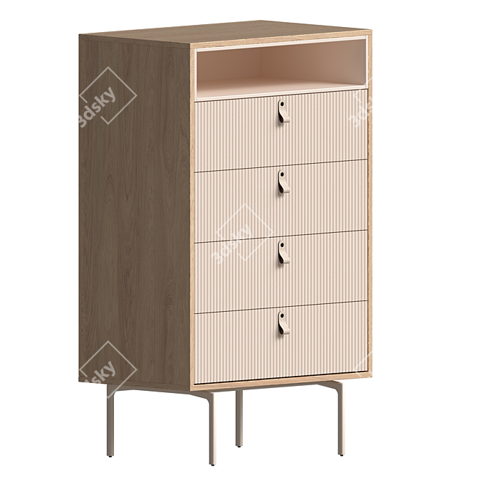 Elegant Storage Chest for Home 3D model image 1