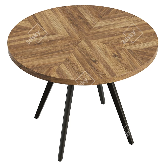 Wade Logan Modern Dining Table 3D model image 5