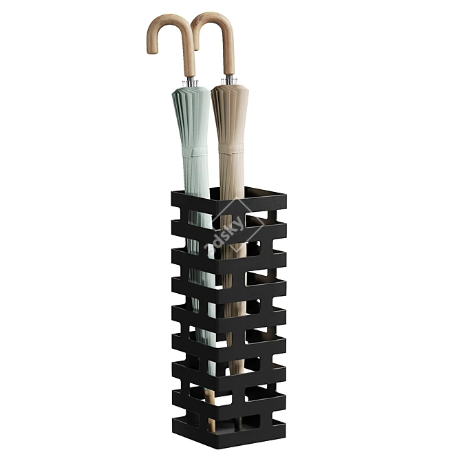 Modern Minimalist Umbrella Stand 3D model image 1