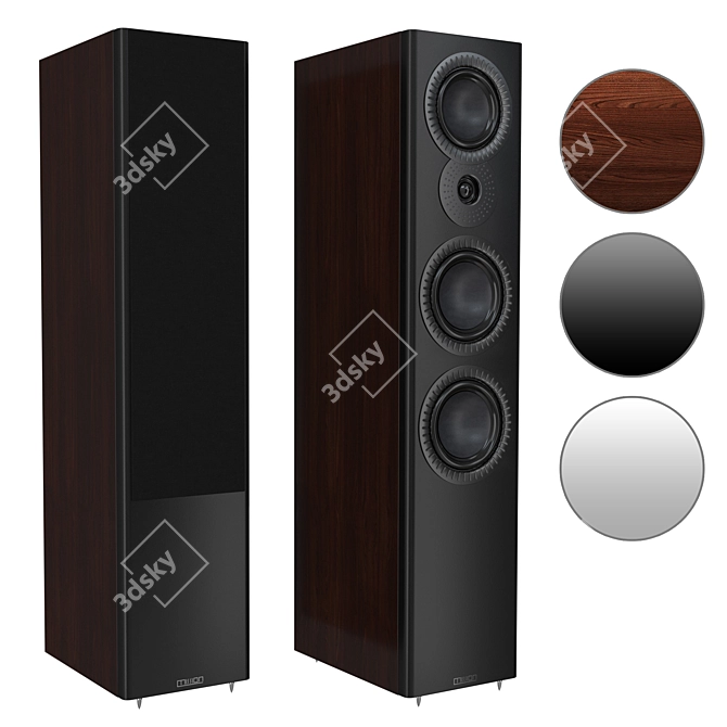 Mission LX-6 MKII Speaker System 3D model image 1