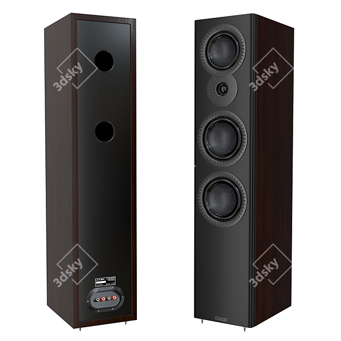 Mission LX-6 MKII Speaker System 3D model image 4