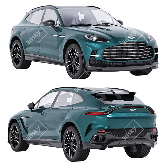 Aston Martin DBX 707 Model 3D model image 1