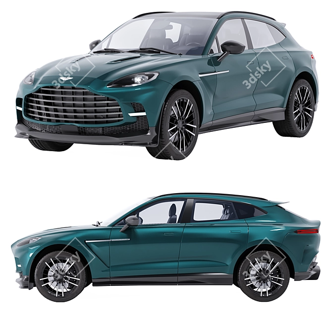 Aston Martin DBX 707 Model 3D model image 2