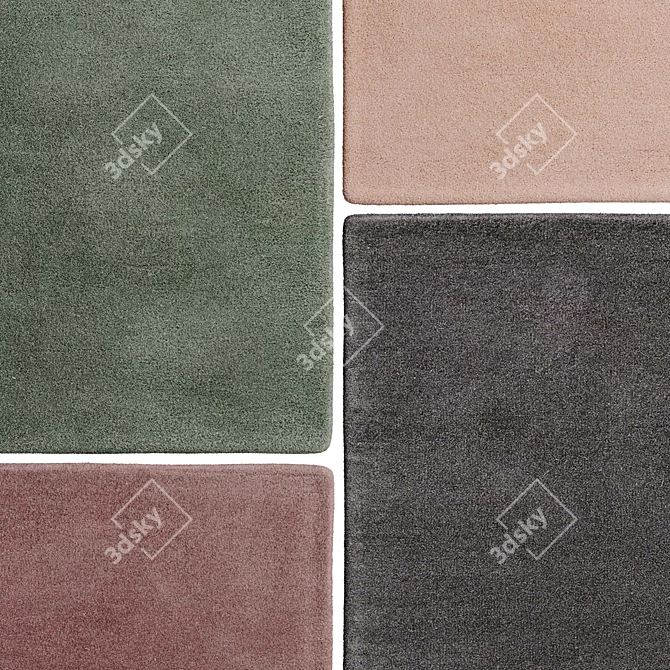 Nest Collection Wool Rug Benuta 3D model image 4