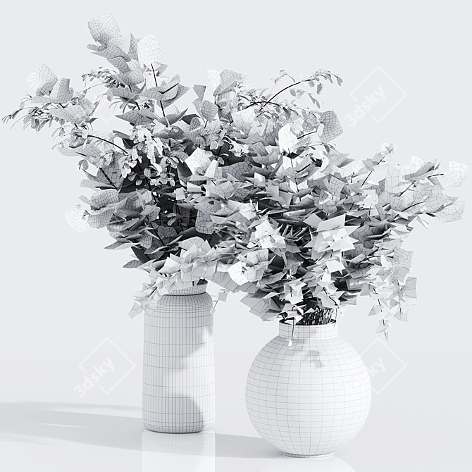  High-Quality Bouquet Indoor Plant 3D model image 6