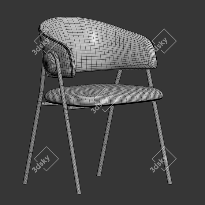 Modern Colin Chair Design 3D model image 5