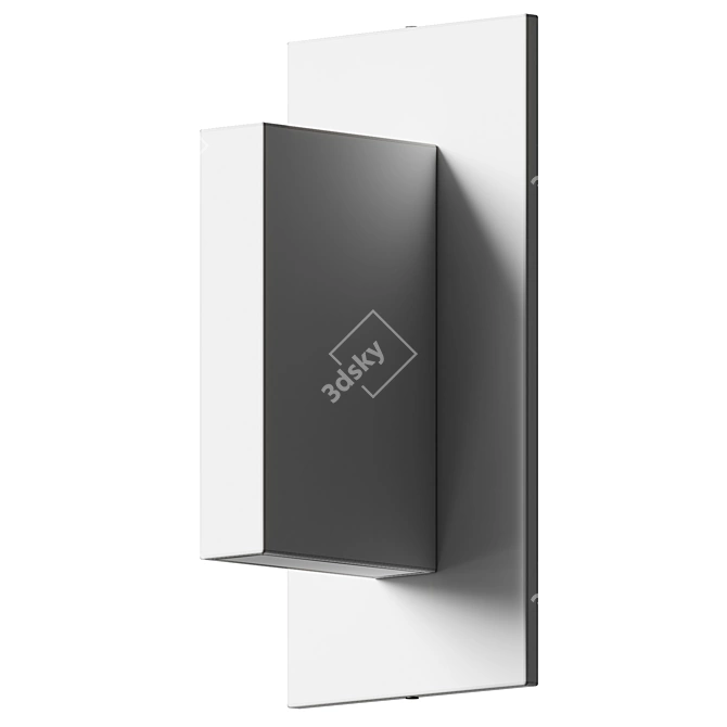 Modern Minimalist Wall Sconce 3D model image 4