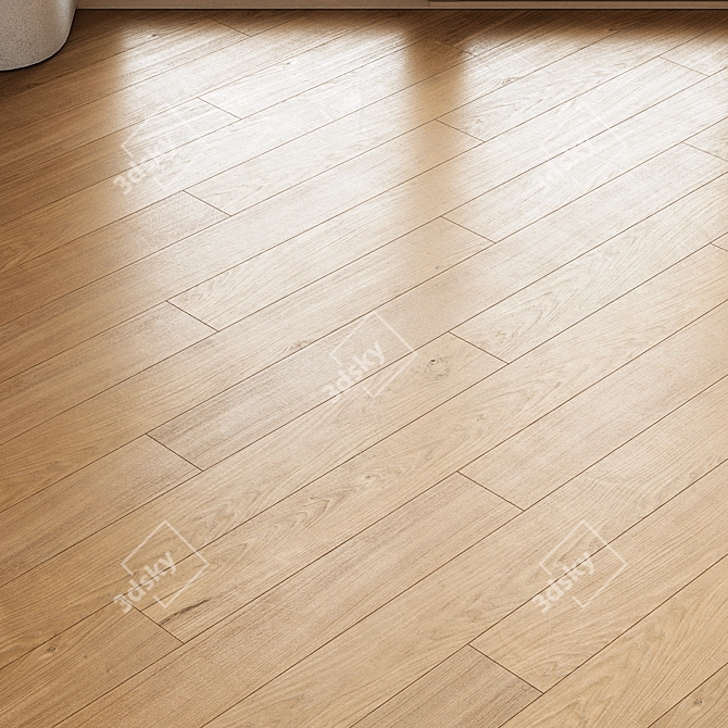 Wood Parquet Flooring Texture Pack 3D model image 2