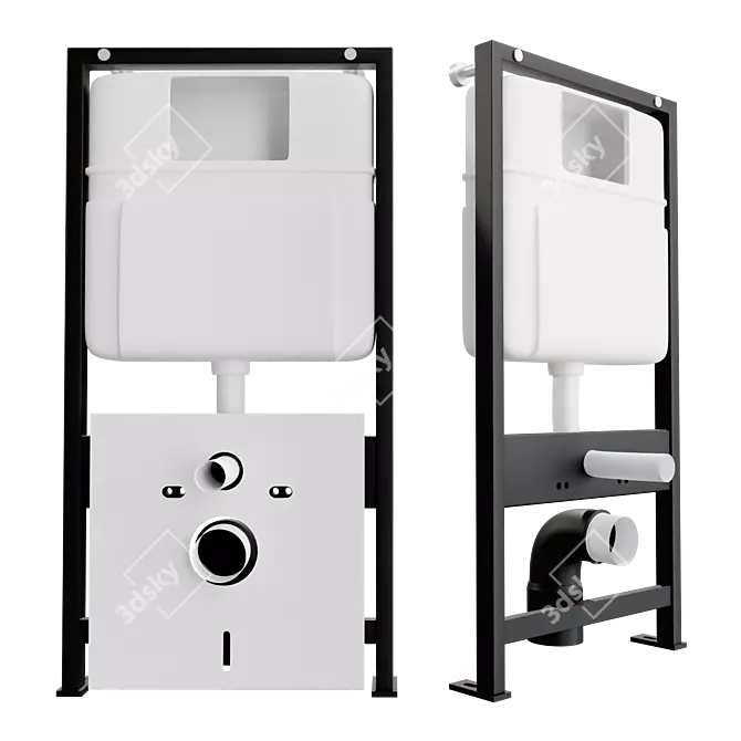 TONI ARTI TA-01 Toilet Installation 3D model image 6