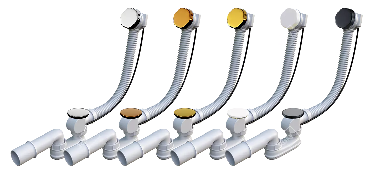 TONI ARTI TA-BS-60BR Overflow Drain 3D model image 1