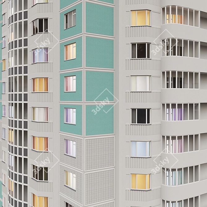 25-Story KOPA Tower 3D model image 3