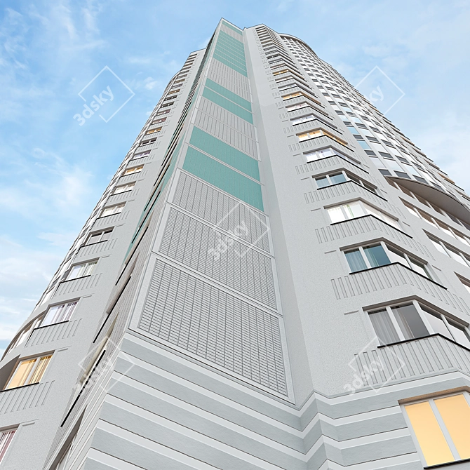 25-Story KOPA Tower 3D model image 4