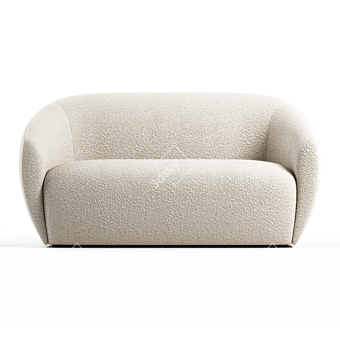 Seamless Textured Lobby Sofa Model 3D model image 5