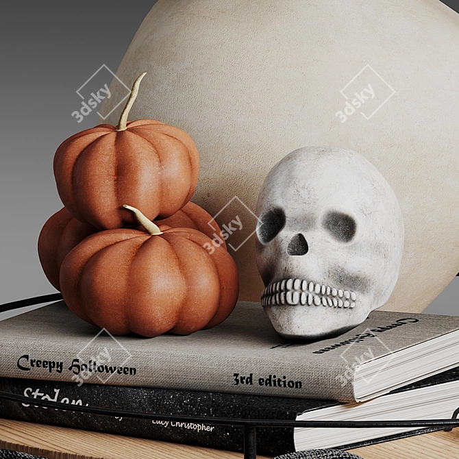 Halloween Decor Set 05 - Quality Models 3D model image 3