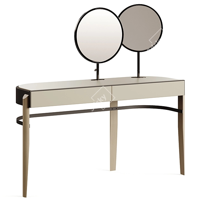 Chloe Dressing Table with Exceptional Craftsmanship 3D model image 2