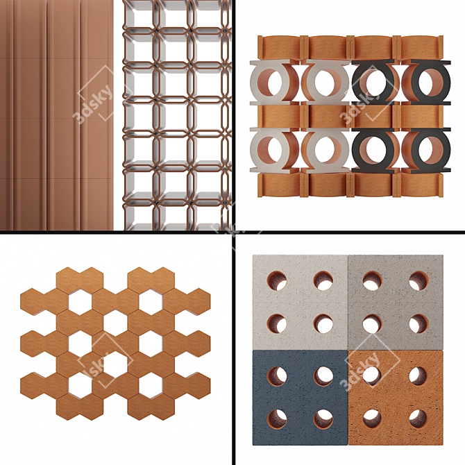  Mutina 3D Elements Collection 3D model image 2