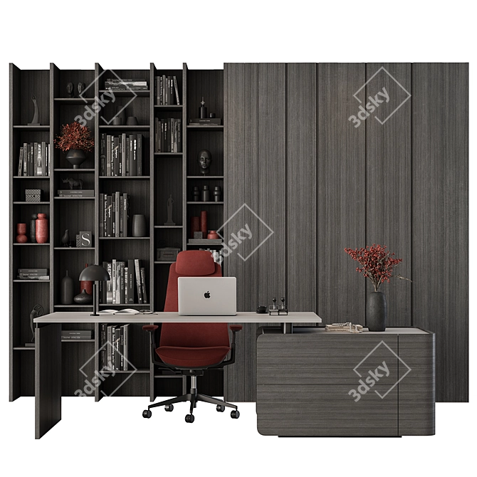 Executive Desk - Modern Office Design 3D model image 1