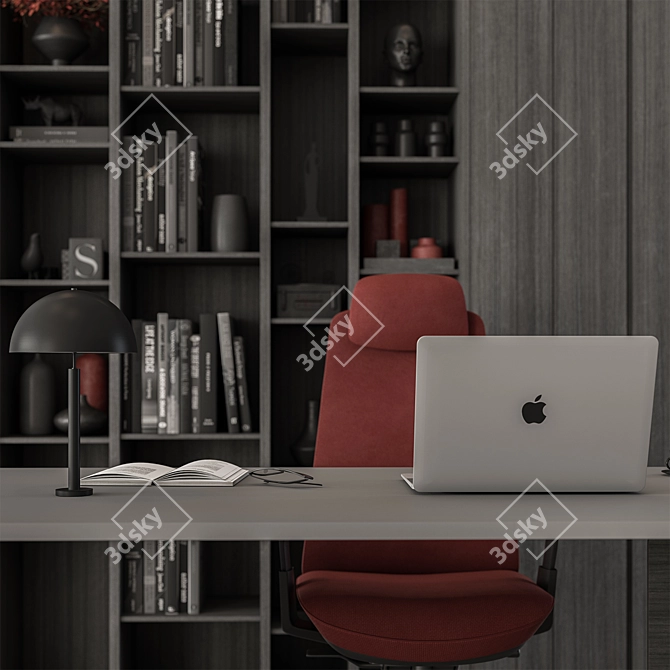 Executive Desk - Modern Office Design 3D model image 3