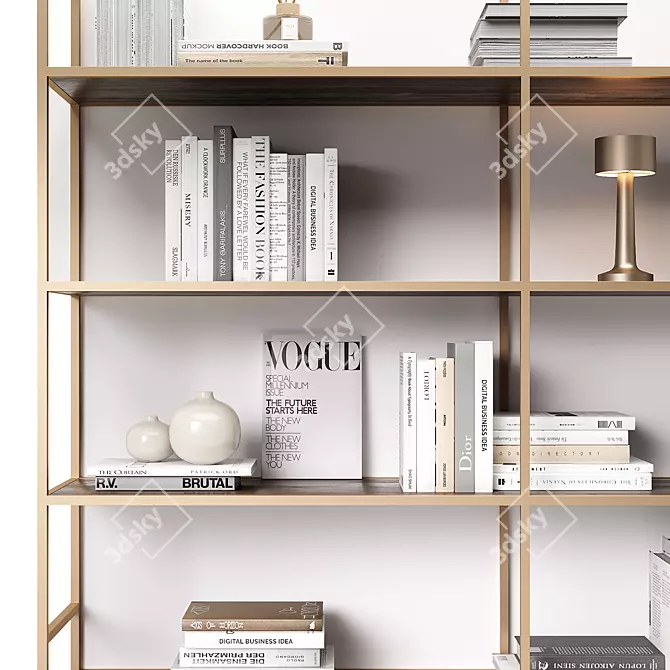 Modern Cosmo Bullard Storage Shelf 3D model image 3