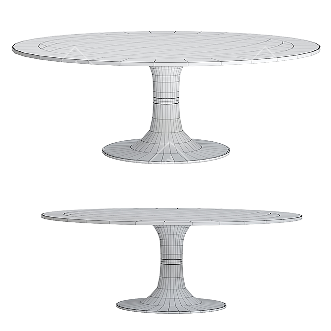 Contemporary Caddo Dining Table 2014 3D model image 2