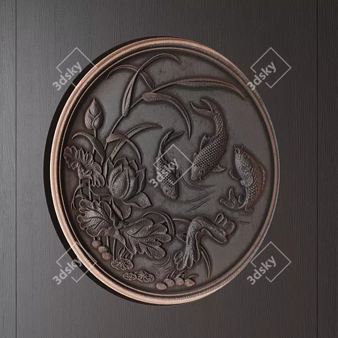 Japanese Style Wall Panel 3D model image 9