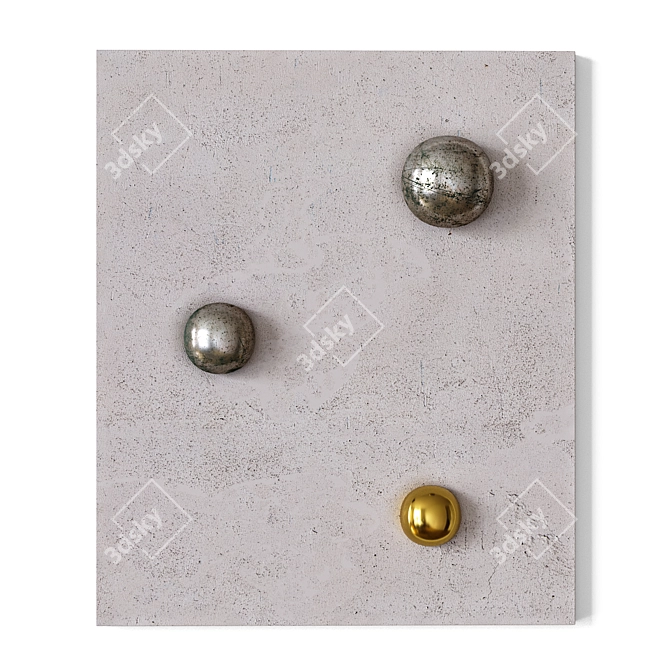 Gravitational Harmony Wall Art Panels 3D model image 3