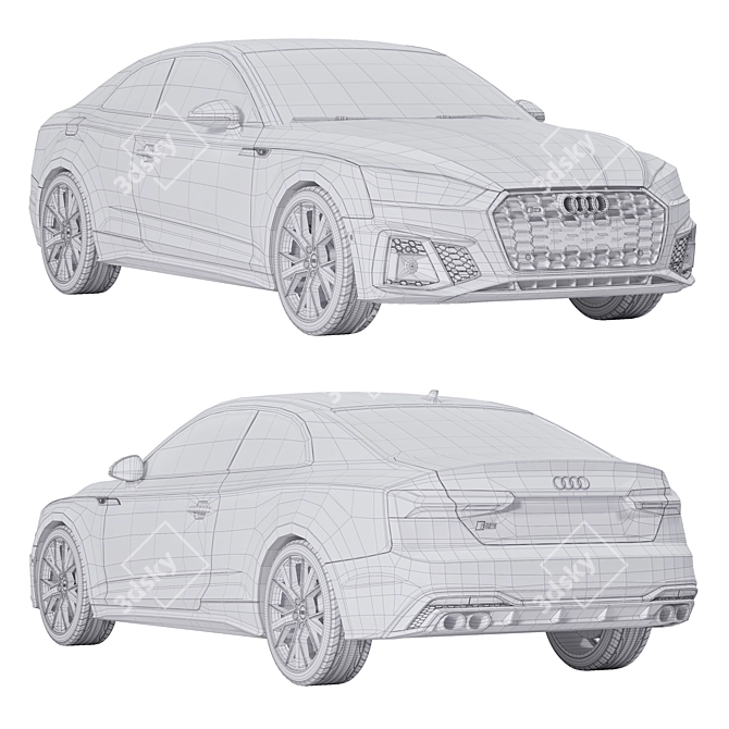 Audi S5 Coupe 2023 Models 3D model image 3