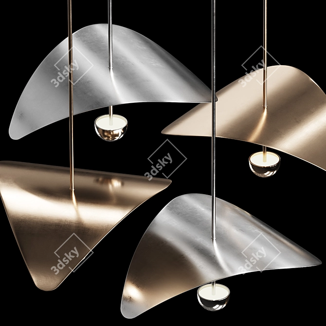 Modern Chic Bonnie Pendant Lighting 3D model image 3