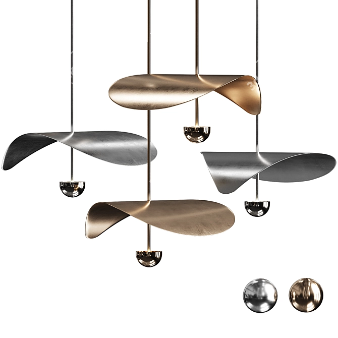 Modern Chic Bonnie Pendant Lighting 3D model image 6