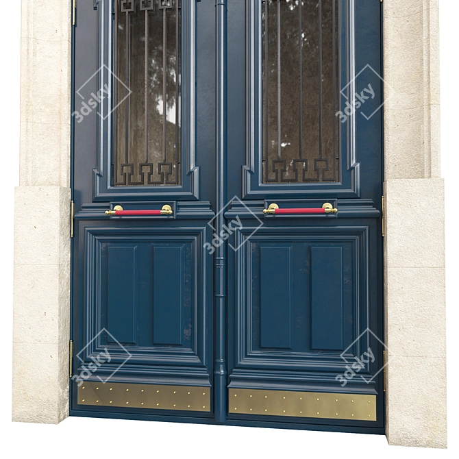 Classic Door 1600mm H-2700mm 3D 3D model image 2