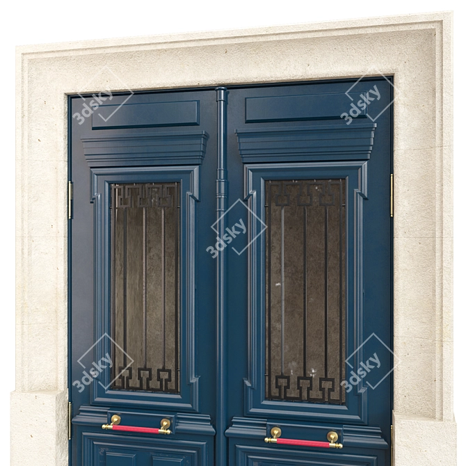 Classic Door 1600mm H-2700mm 3D 3D model image 4