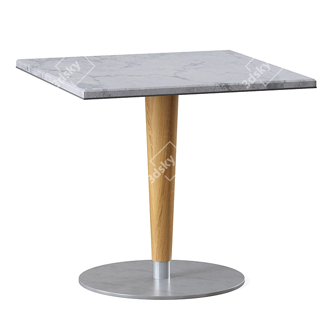 Atlanta Modern Dining Table Model 3D model image 3